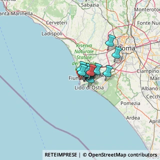 Mappa Via Romano Porto, 00054 Fiumicino RM, Italia (6.08083)