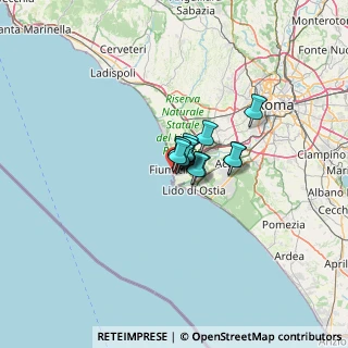 Mappa Via Romano Porto, 00054 Fiumicino RM, Italia (4.98769)