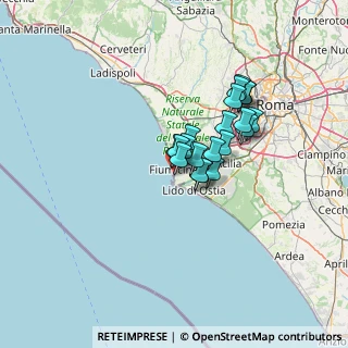 Mappa Via Romano Porto, 00054 Fiumicino RM, Italia (9.793)