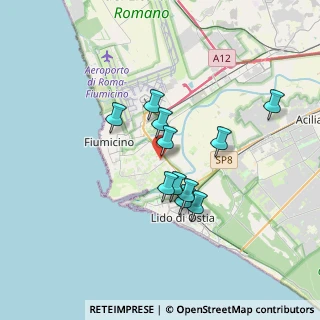 Mappa Via Giovanni Durli, 00054 Fiumicino RM, Italia (2.92364)