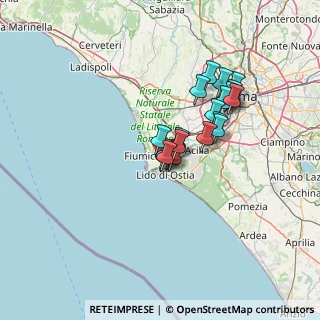 Mappa Via Athos Maestri, 00054 Fiumicino RM, Italia (10.6635)