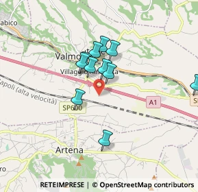 Mappa Via Colle delle Pastene, 00038 Valmontone RM, Italia (1.49091)