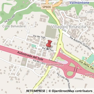 Mappa Via dei Pini, 11, 00038 Valmontone, Roma (Lazio)