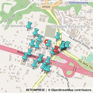 Mappa Via dei Pini, 00038 Valmontone RM, Italia (0.196)