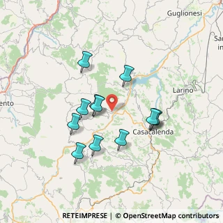 Mappa Contrada Fonte Zaino, 86030 Lupara CB, Italia (6.52833)