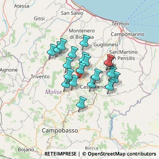 Mappa Contrada Fonte Zaino, 86030 Lupara CB, Italia (10.3675)