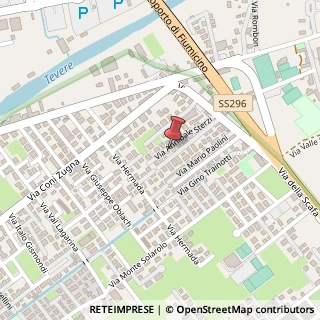 Mappa Via Annibale Sterzi, 46, 00054 Fiumicino, Roma (Lazio)