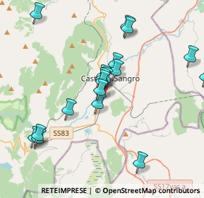 Mappa Via degli Abruzzi, 67031 Castel di Sangro AQ, Italia (4.4675)
