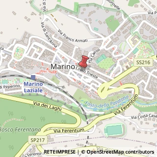 Mappa Corso Trieste, 32, 00047 Marino, Roma (Lazio)