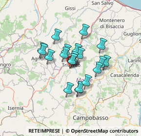 Mappa Via Acquasantianni snc, 86029 Trivento CB, Italia (9.959)