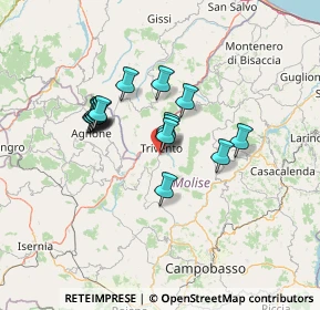 Mappa Via Acquasantianni snc, 86029 Trivento CB, Italia (11.14875)