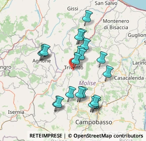 Mappa Via Acquasantianni snc, 86029 Trivento CB, Italia (14.0365)