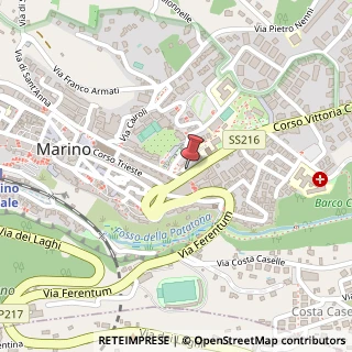 Mappa Corso Vittoria Colonna, 17, 00047 Marino, Roma (Lazio)