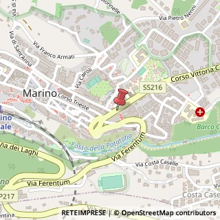 Mappa Corso Vittoria Colonna, 4, 00047 Marino, Roma (Lazio)