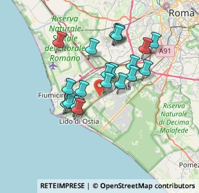 Mappa Via Padre Antonio Casamassa, 00119 Roma RM, Italia (6.141)