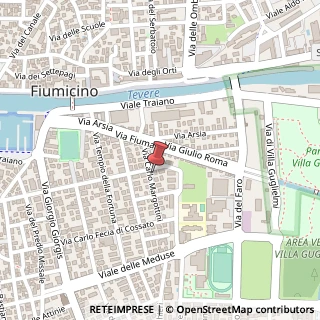 Mappa Via Carlo Margottini, 19, 00054 Fiumicino RM, Italia, 00054 Fiumicino, Roma (Lazio)