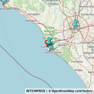 Mappa Via delle Gomene, 00054 Fiumicino RM, Italia (64.46765)