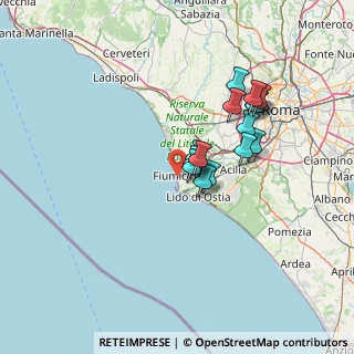 Mappa Via delle Gomene, 00054 Fiumicino RM, Italia (11.91)