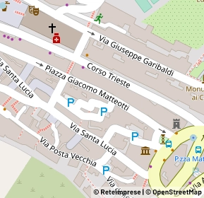 Mappa Piazza Farini L. C., 00047 Marino RM, Italia (0)