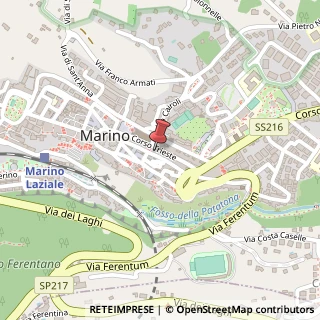 Mappa Corso Trieste, 25, 00047 Marino, Roma (Lazio)