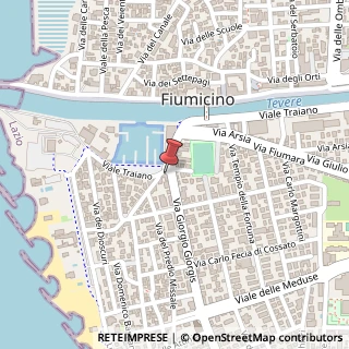 Mappa Viale Traiano, 115, 00054 Fiumicino RM, Italia, 00054 Fiumicino, Roma (Lazio)