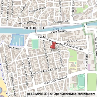 Mappa Via Anco Marzio, 91/A, 00054 Fiumicino, Roma (Lazio)