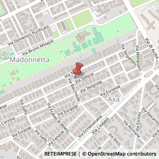 Mappa Via Sofocle, 118, 00125 Roma, Roma (Lazio)