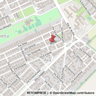 Mappa Via Teognide, 5, 00125 Roma, Roma (Lazio)