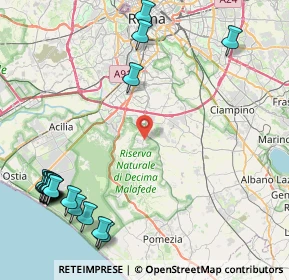 Mappa Via Giolito Dè Ferrari, 00128 Selcetta RM, Italia (12.824)