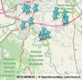 Mappa Via Giolito Dè Ferrari, 00128 Selcetta RM, Italia (4.21769)
