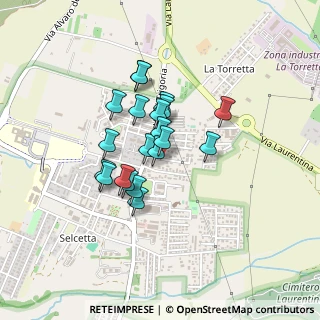 Mappa Via Giolito Dè Ferrari, 00128 Selcetta RM, Italia (0.33)