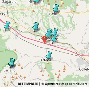 Mappa Via Aldo Moro, 00038 Valmontone RM, Italia (5.5315)