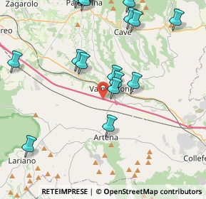 Mappa Via Aldo Moro, 00038 Valmontone RM, Italia (5.477)