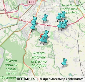 Mappa Via Italo Torsiello, 00128 Selcetta RM, Italia (3.39077)