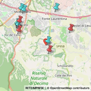 Mappa Via Italo Torsiello, 00128 Selcetta RM, Italia (2.89727)