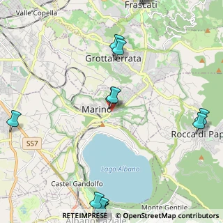 Mappa Via Marco Bellucci, 00047 Marino RM, Italia (3.47)