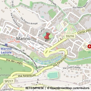 Mappa Via G. Garibaldi, 99, 00047 Marino, Roma (Lazio)