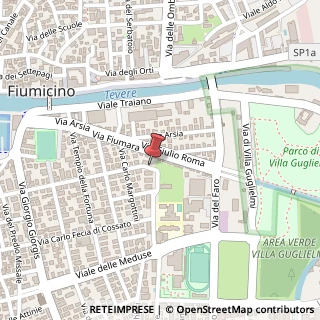 Mappa Via Anco Marzio, 123, 00054 Fiumicino, Roma (Lazio)