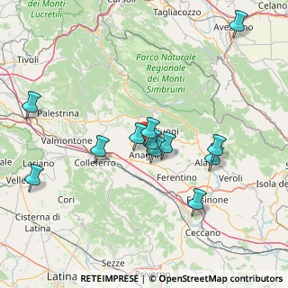Mappa Strada Provinciale, 03012 Anagni FR, Italia (15.605)