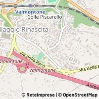 Hartă Valmontone