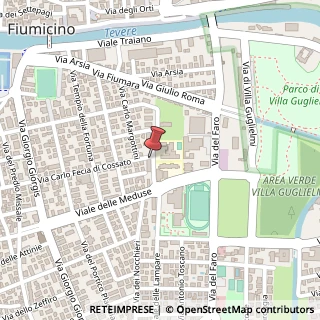 Mappa Via Giuseppe Bignami, 27, 00054 Fiumicino, Roma (Lazio)