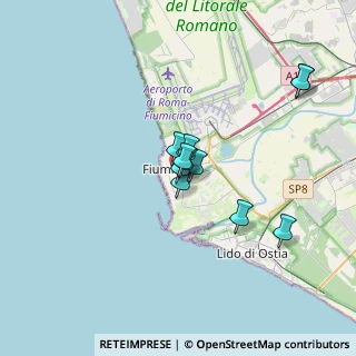 Mappa Via Giuseppe Bignami, 00100 Fiumicino RM, Italia (2.58273)