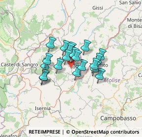 Mappa Via Frainile, 86080 Castelverrino IS, Italia (9.023)
