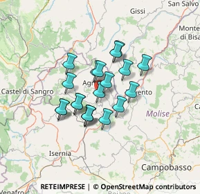 Mappa Via Frainile, 86080 Castelverrino IS, Italia (10.0755)