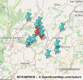 Mappa Via Frainile, 86080 Castelverrino IS, Italia (11.29)