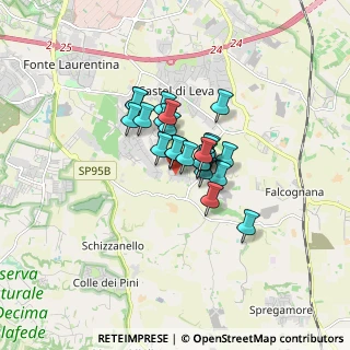 Mappa Via Parona Corrado, 00134 Roma RM, Italia (1.01917)