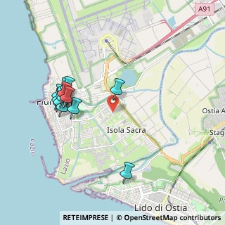 Mappa Via Carlo Emanuele Buscaglia, 00054 Fiumicino RM, Italia (2.05417)