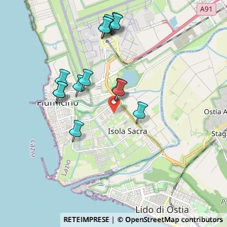 Mappa Via Carlo Emanuele Buscaglia, 00054 Fiumicino RM, Italia (2.11)