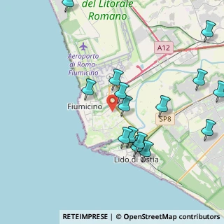 Mappa Via Carlo Emanuele Buscaglia, 00054 Fiumicino RM, Italia (4.71067)
