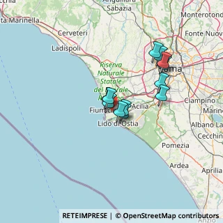 Mappa Via Carlo Emanuele Buscaglia, 00054 Fiumicino RM, Italia (11.04083)